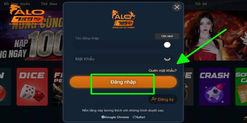 Hoàn tất việc truy cập bằng cách nhấn “đăng nhập” Hoàn tất việc truy cập bằng cách nhấn “đăng nhập”